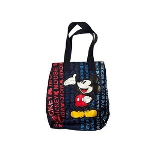 Disney Store Canvas Mickey
Mouse tote carry bag